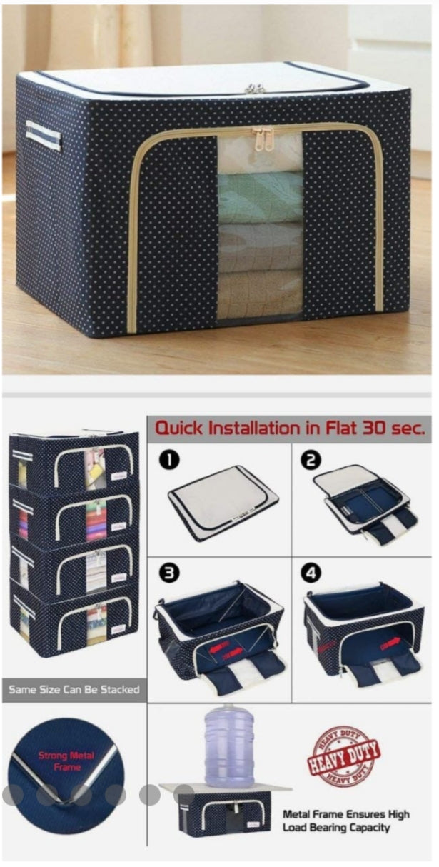 66 L Foldable Storage Bag Organiser