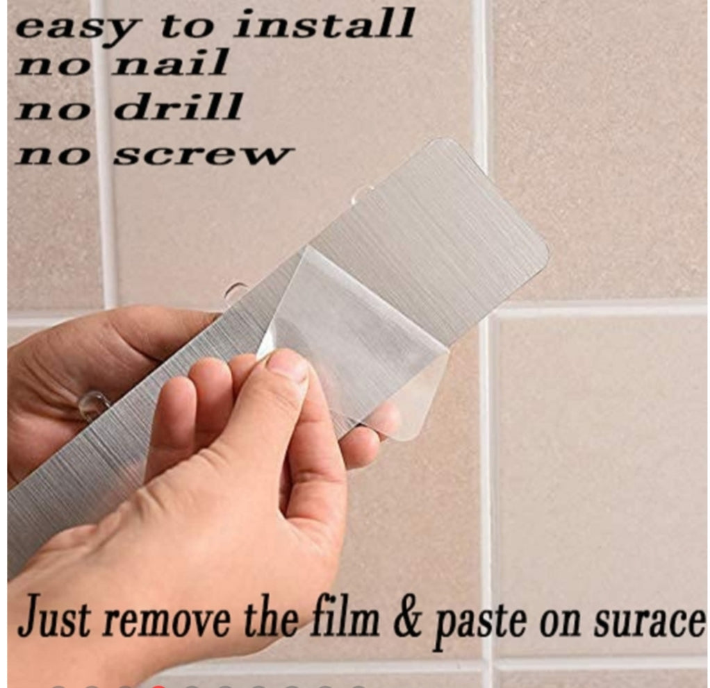 Adhesive Wall 5 Hooks Sticky Strip