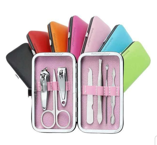 7 in 1 Pedicure and Manicure Tool Kit For Women and Girls