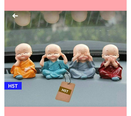 Miniature Monk Figurines