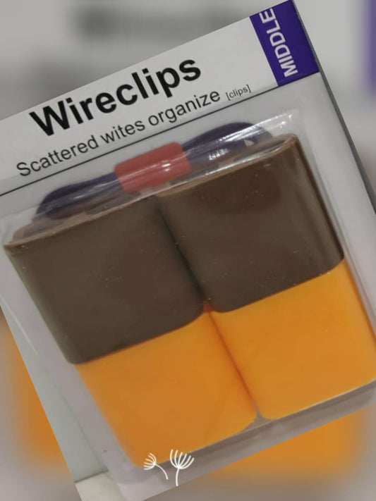 WireClips - Organise Scatterred Wires - Big Size ( Set of 4)