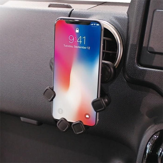 Auto-Clamping Universal Car Vent Mobile Holder with 360° Rotation for Smartphones