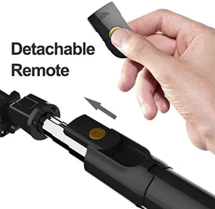 Bluetooth Extendable Selfie Stick with Wireless Remote and Tripod Stand