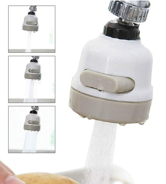 Rotating Water-Saving Sprinkler Faucet with Flexible Extension Rod