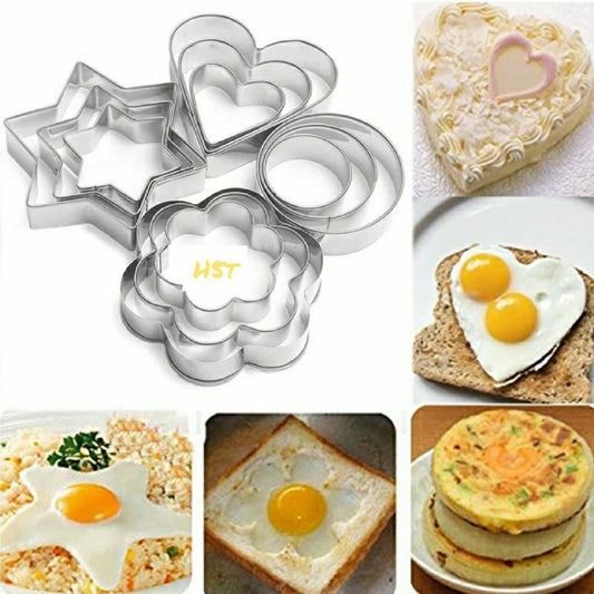 Set of 12 Pieces Cookies/Egg Mould (Multiple Shapes)