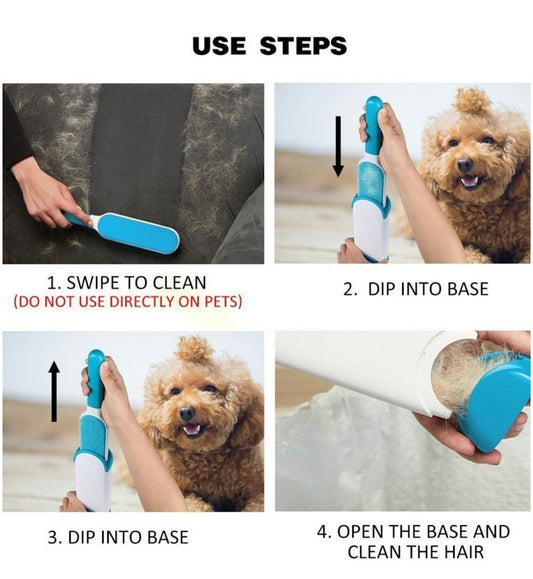 Pet Brush- Sided Self-Cleaning and Reusable Lint Remover