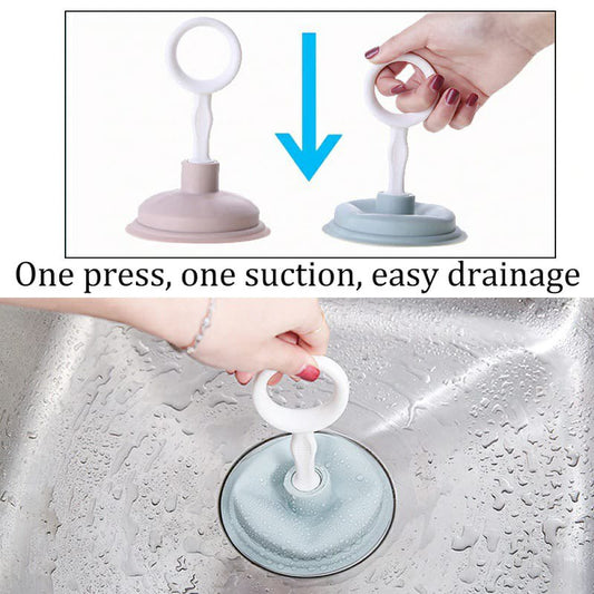 Silicone Suction Cup Drain Clog Cleaner