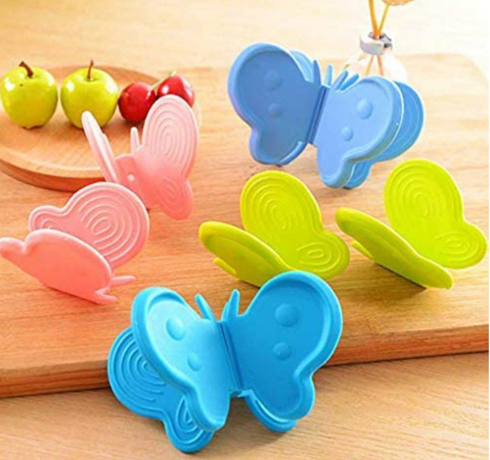 Silicone Pot Holder Butterfly Heat Resistant - Set of 2