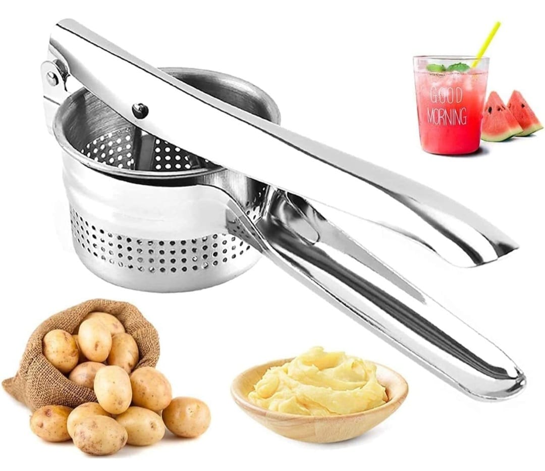 Manual Stainless Steel Hand Press Fruit Instant Juicer And Food Masher For Fruits And Vegetables Squeezer