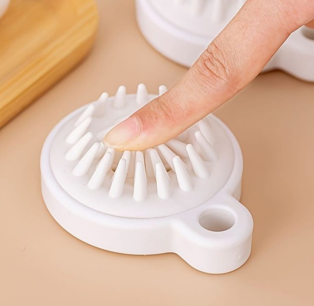 Soft Silicon Head Wash Shampoo Brush with Soft Bristles