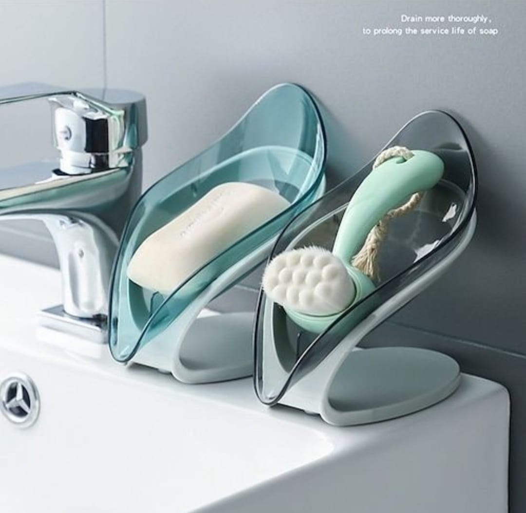 Eco-Friendly Leaf-Shaped Soap Stand- Biodegradable & Sustainable - Perfect for Bathroom or Kitchen -