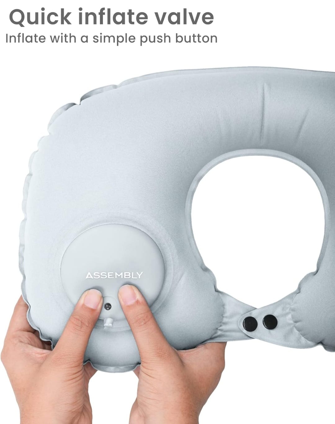 Inflatable Travel Neck Pillow - Neck Support Rest Headrest