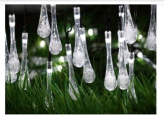 E-Tail Waterdrop Shaped Crystal 20 LED Decorative Fairy String Light- Highly Decorative